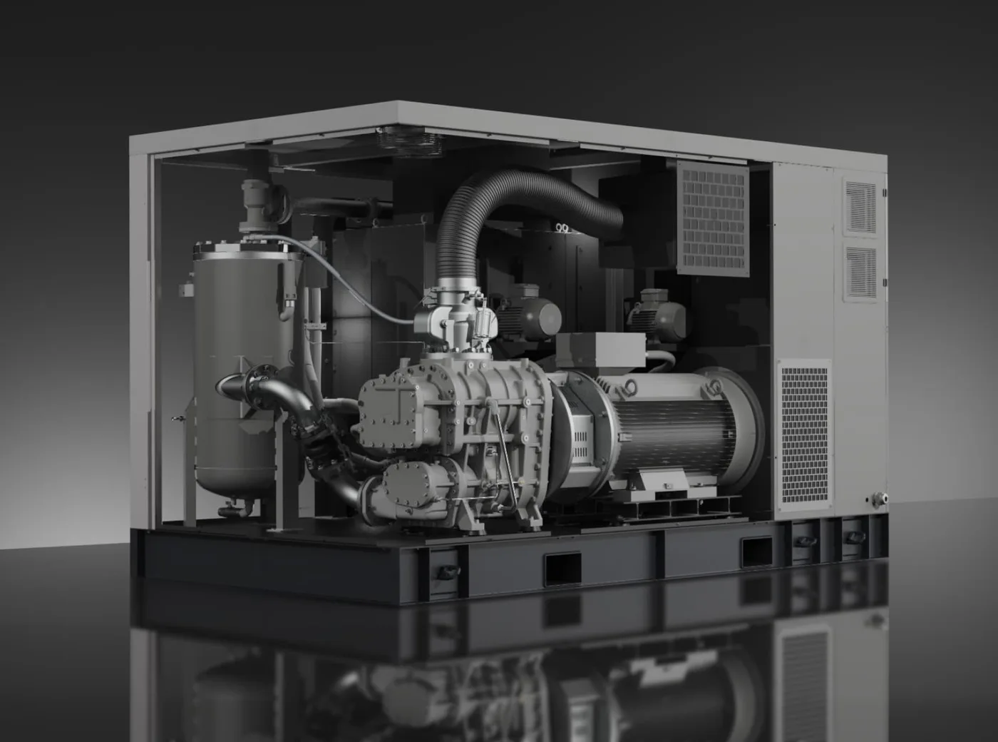 FNA oil-injected rotary screw compressor